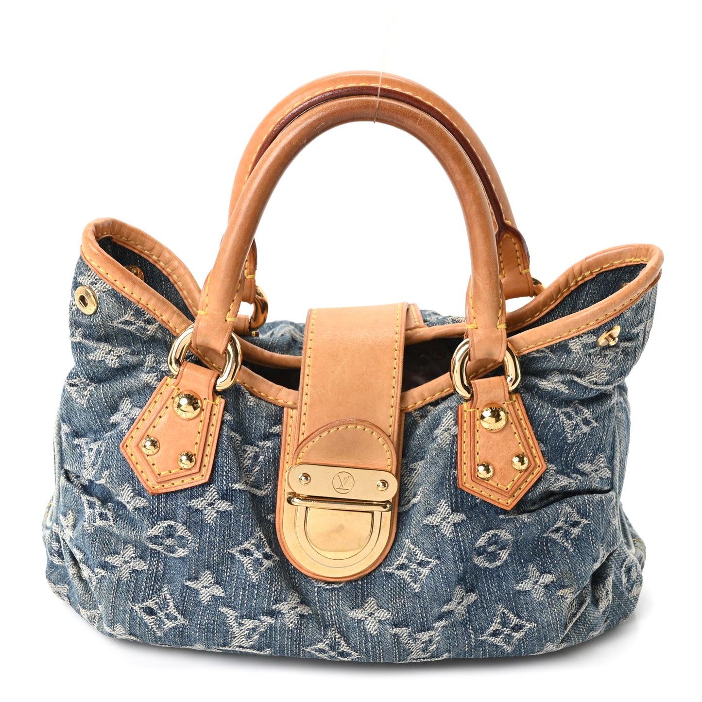 Monogram Denim Pleaty Blue
