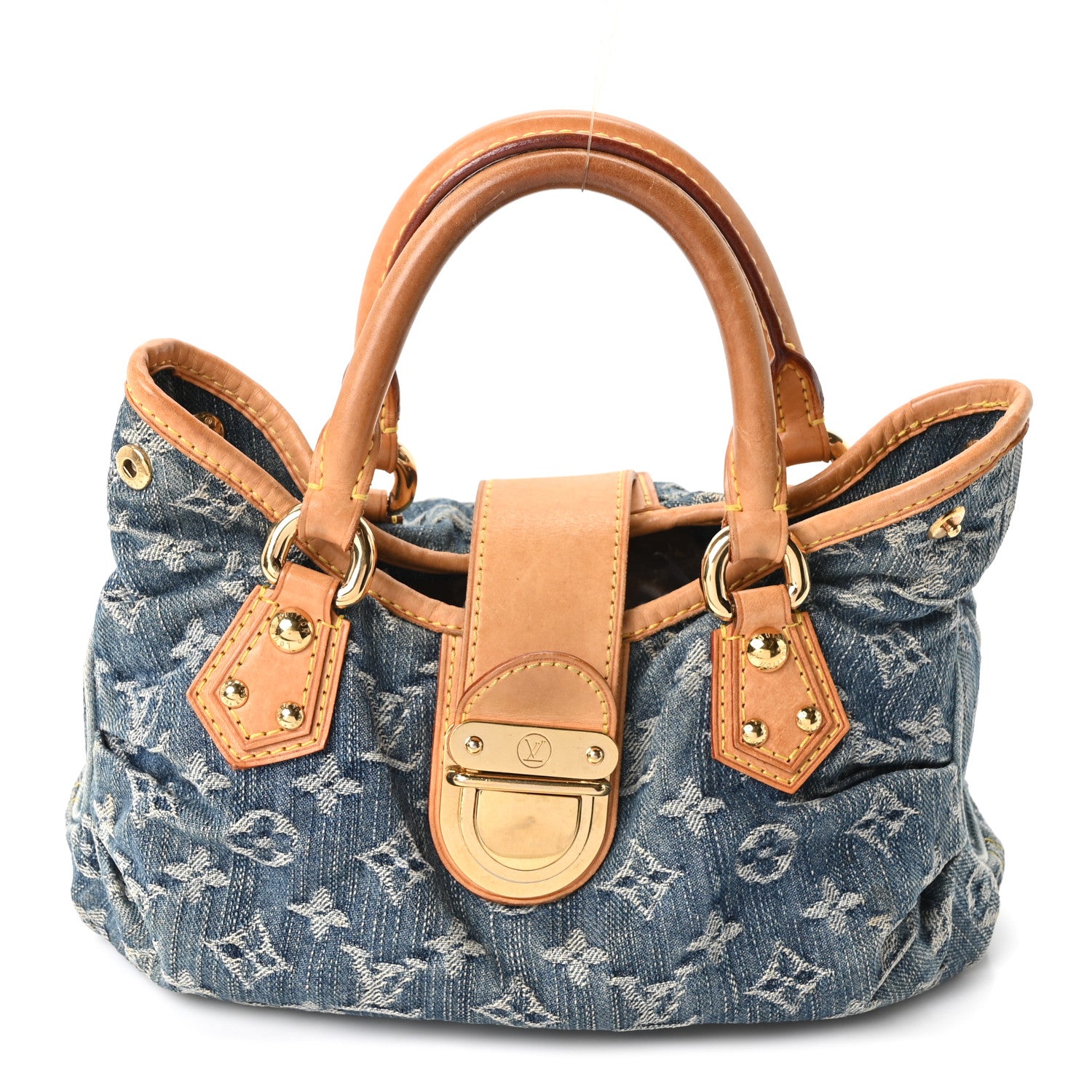 Louis Vuitton Monogram Denim Pleaty Blue 1 of 8