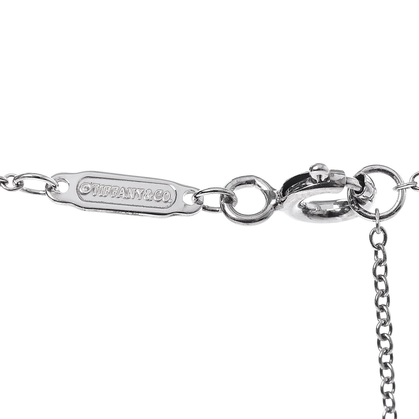 Sterling Silver Large T Smile Pendant Necklace