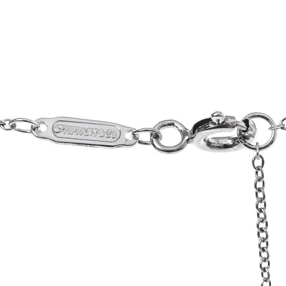 Tiffany Sterling Silver Large T Smile Pendant Necklace 5 of 7