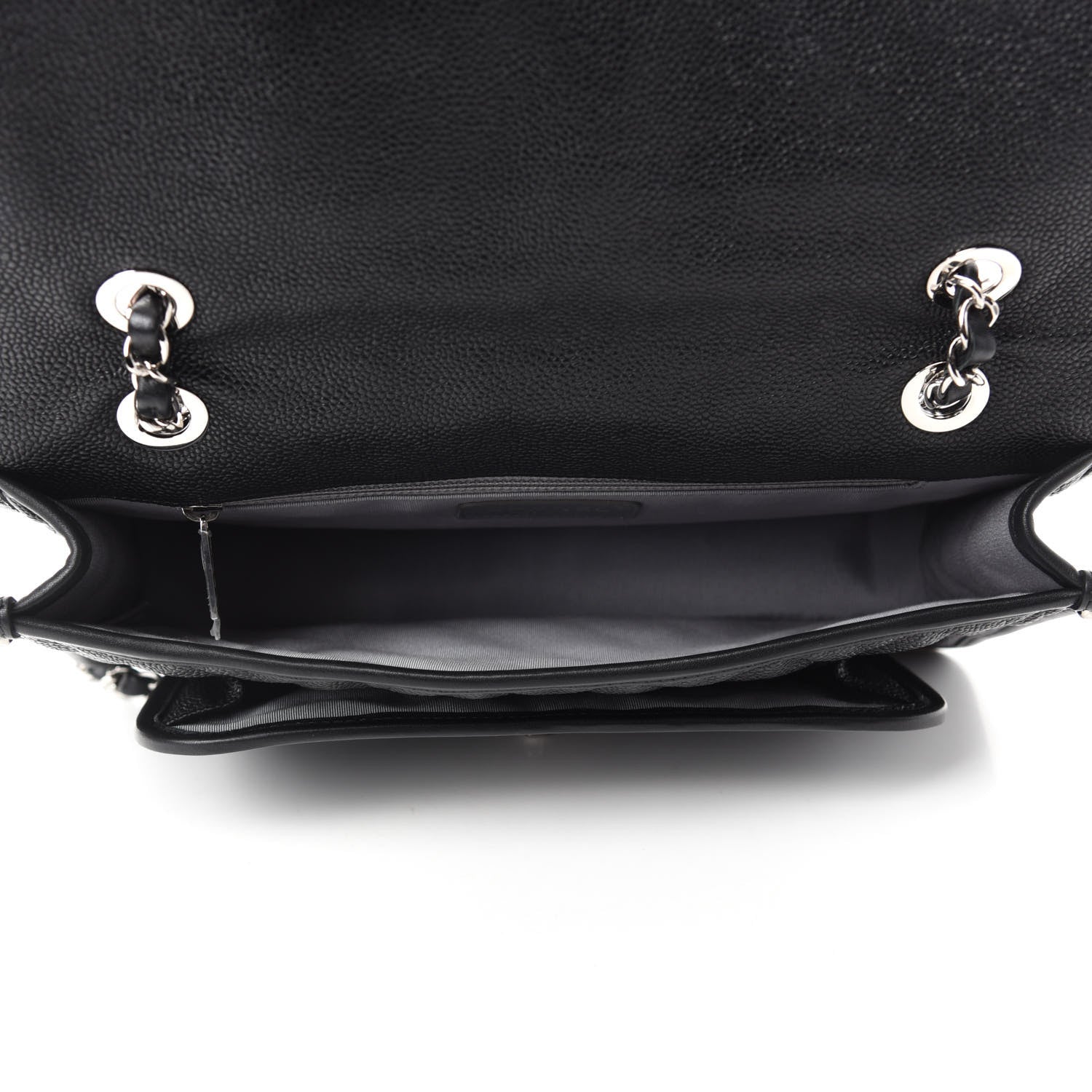 Chanel Caviar Quilted Medium French Riviera Flap Black 6 of 12