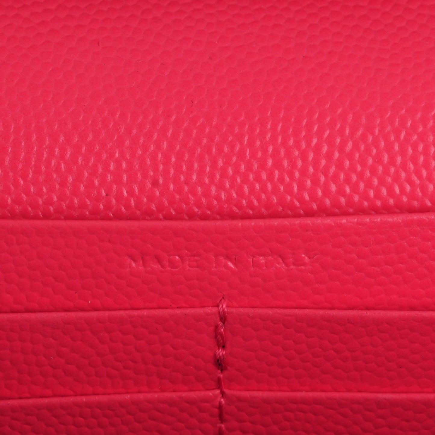 Grain De Poudre Matelasse Chevron Monogram Chain Wallet Rose Clair