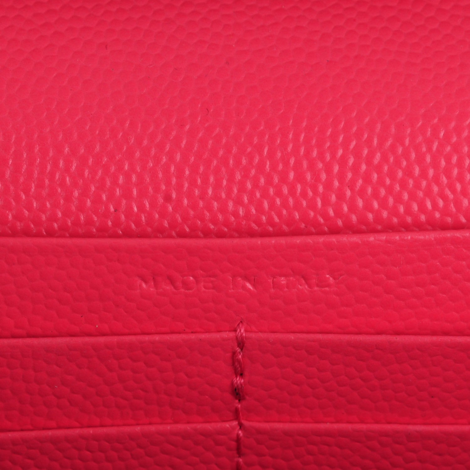 Saint Laurent Grain De Poudre Matelasse Chevron Monogram Chain Wallet Rose Clair 7 of 8