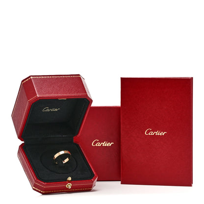 Cartier 18K Yellow Gold 3.5mm LOVE Wedding Band Ring 56 7.75 6 of 6