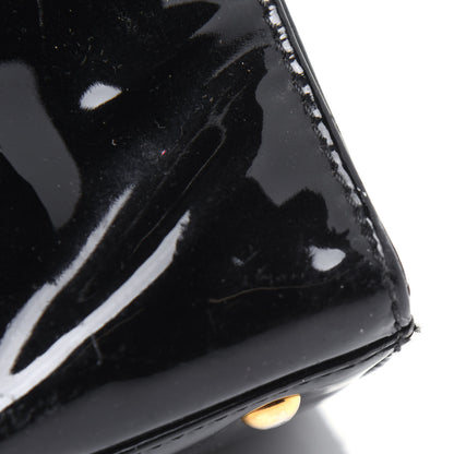 Chanel Patent Logo Tote Black 16 of 17