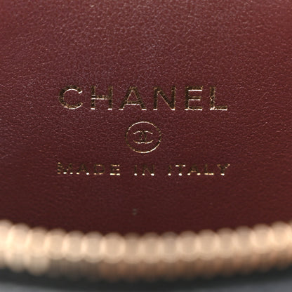 Chanel Caviar Quilted Small Vertical Coco Beauty Vanity Case With Chain Black 6 of 12