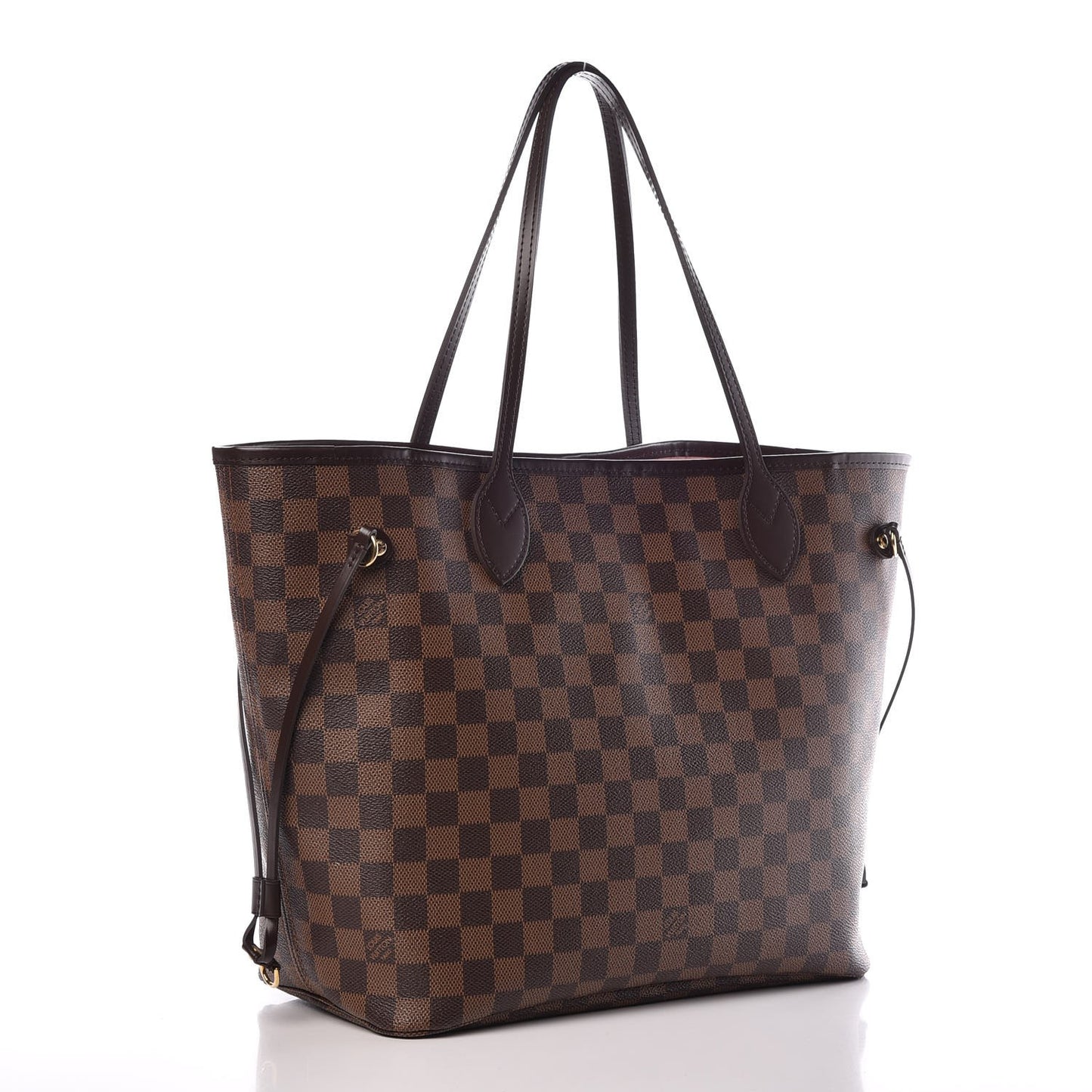 Damier Ebene Neo Neverfull MM Rose Ballerine