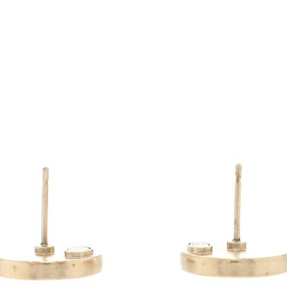 Chanel Pearl Coco Round Earrings Gold Pearly White 3 of 4
