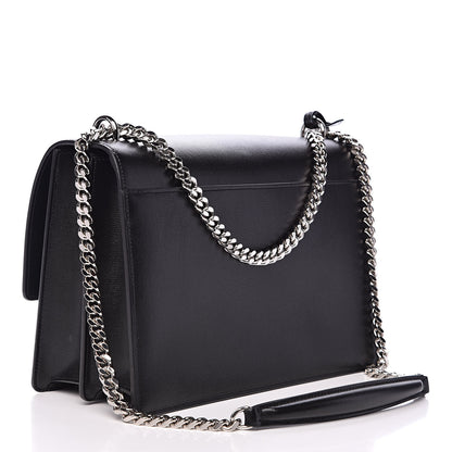 Saint Laurent Calfskin Large Monogram Sunset Black 3 of 10