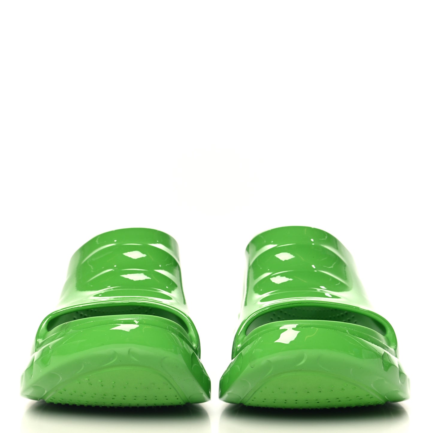 Rubber Marshmallow Wedge Slides 39 Green