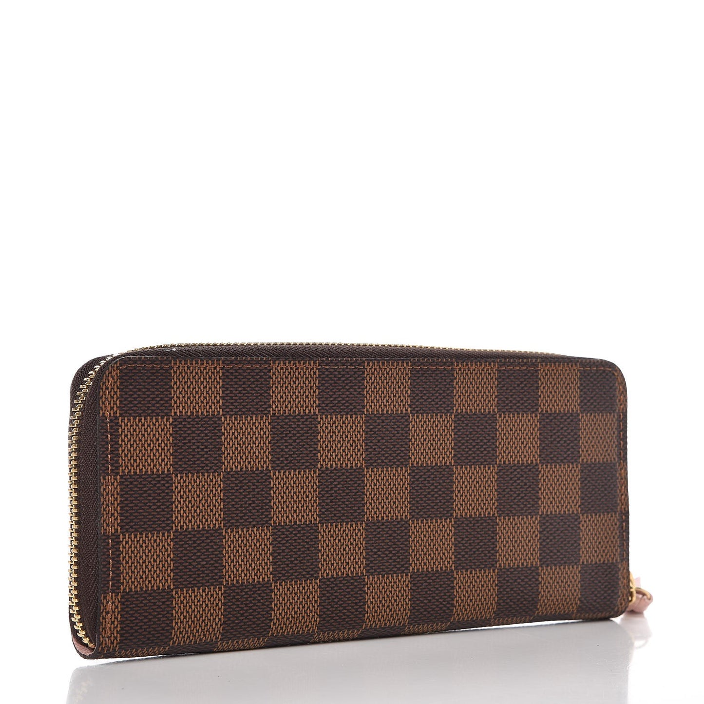 Damier Ebene Clemence Wallet Rose Ballerine