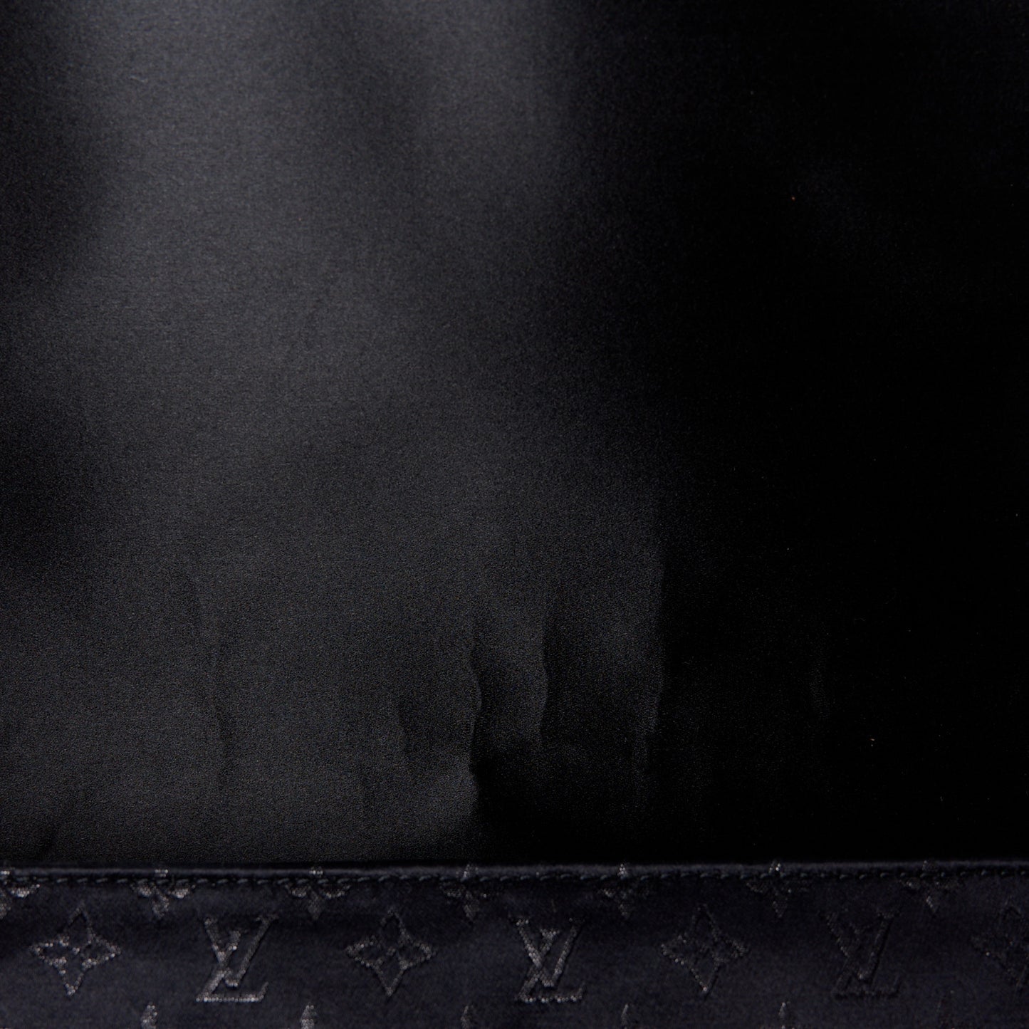 Satin Mini Monogram Conte De Fees Patchwork Musette Black