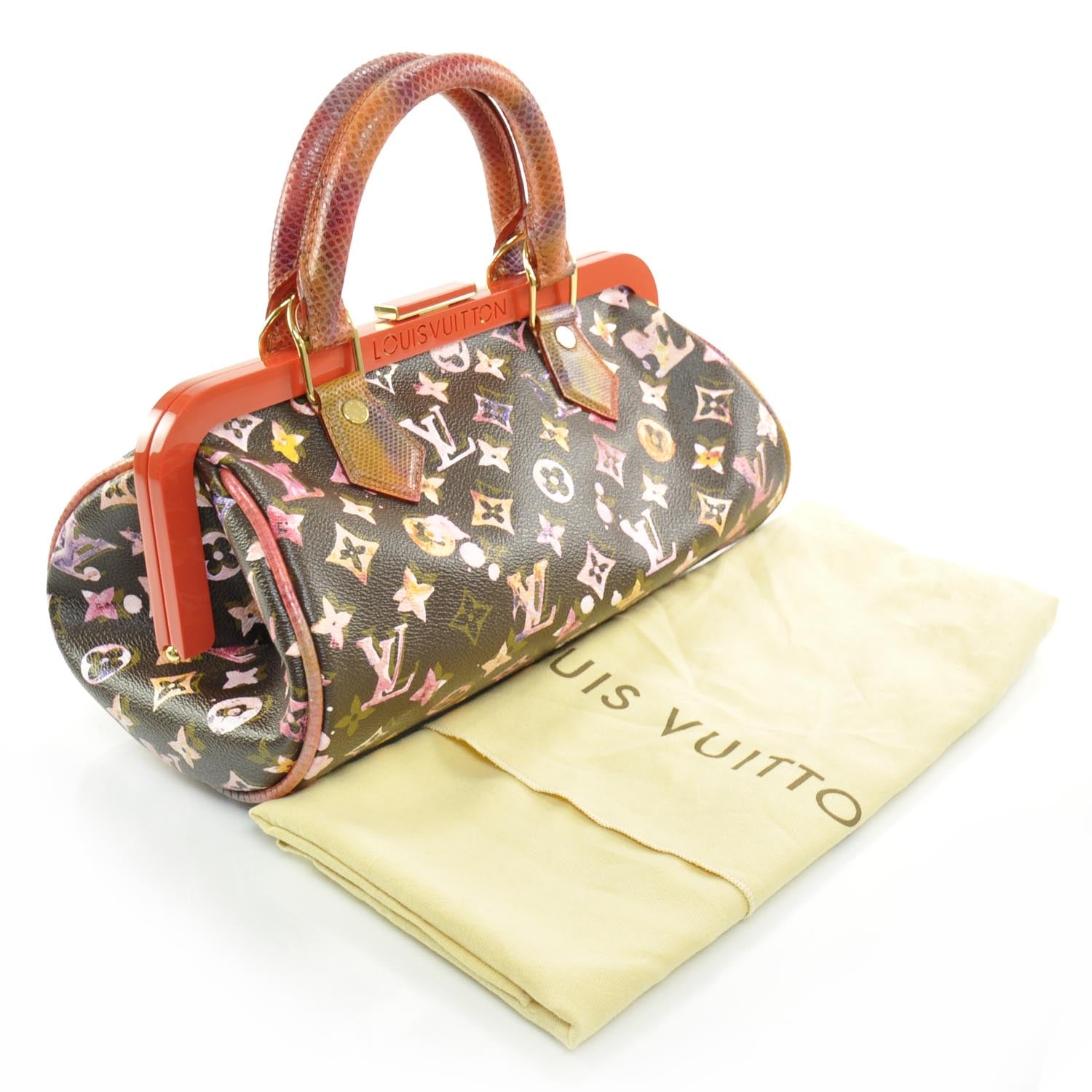Louis Vuitton Watercolor Aquarelle Frame Papillon Brown 3 of 11