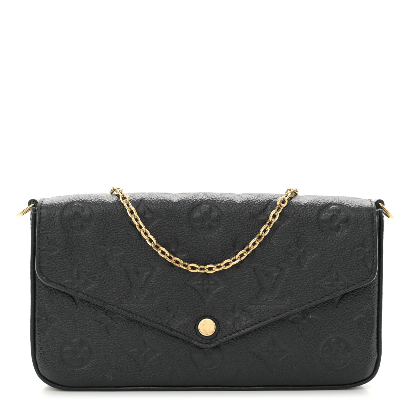 Empreinte Pochette Felicie Chain Wallet Black
