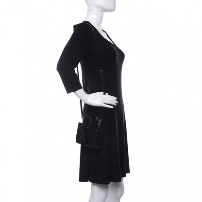 Saint Laurent Calfskin Crocodile Embossed Toy Sac De Jour Black 2 of 11