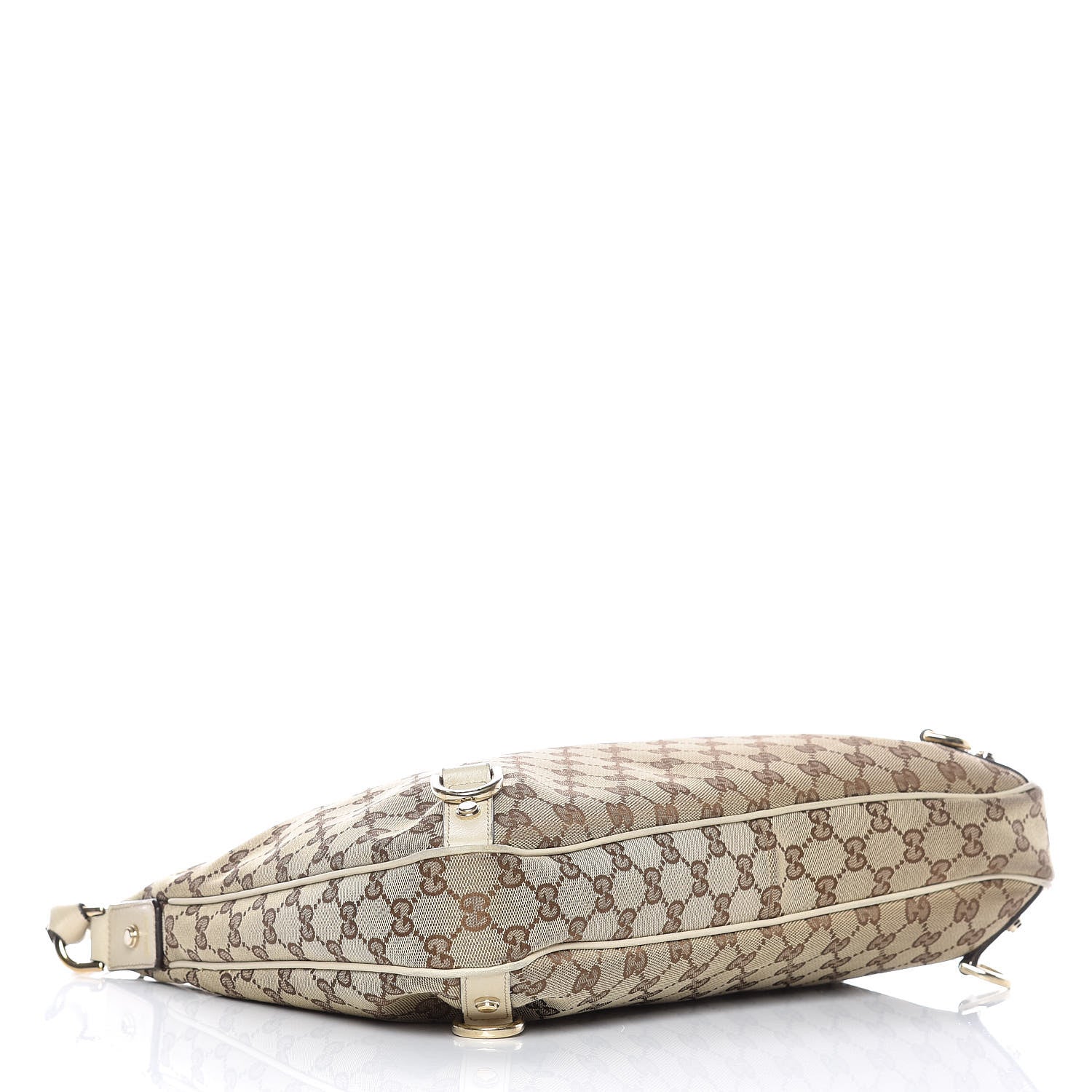 Gucci Monogram Large Abbey D Ring Hobo Off White 4 of 13