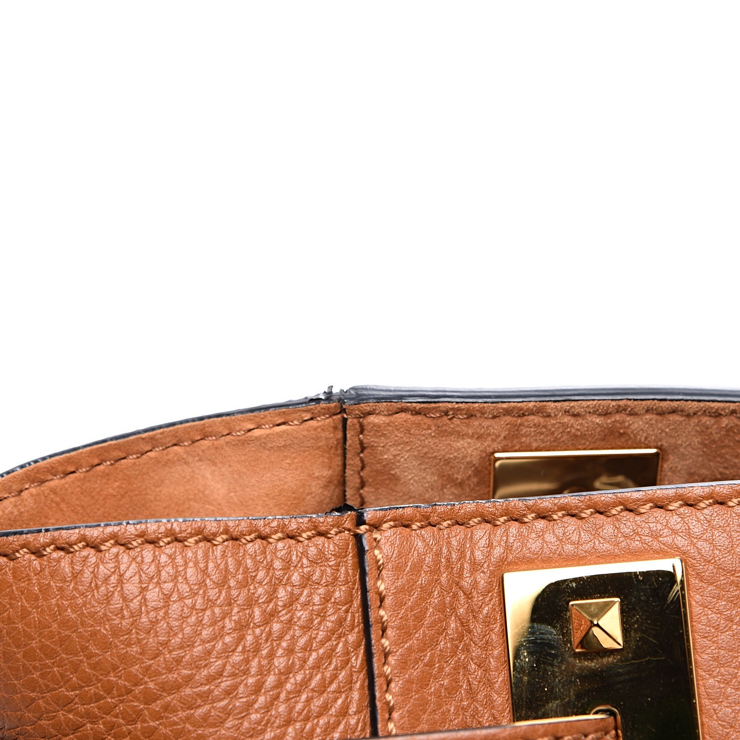 Valentino Garavani Grained Calfskin My Rockstud Soft Tote Light Cuir 9 of 11