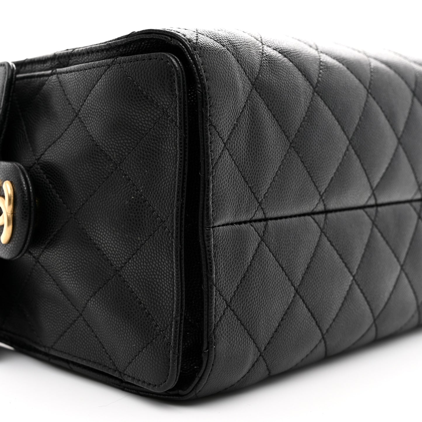Caviar Quilted Small Chanel 25 Handbag Black