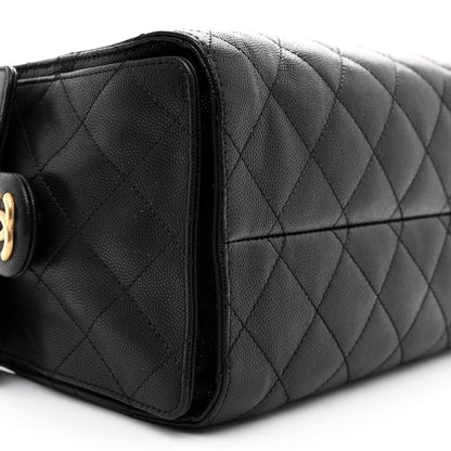 Chanel Caviar Quilted Small Chanel 25 Handbag Black 9 of 11
