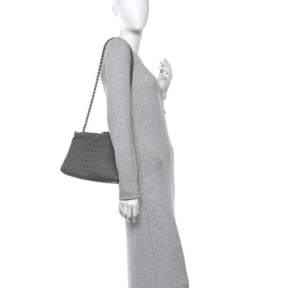 Bottega Veneta Nappa Intrecciato Dustbag Notte Shoulder Bag Basalt 2 of 10