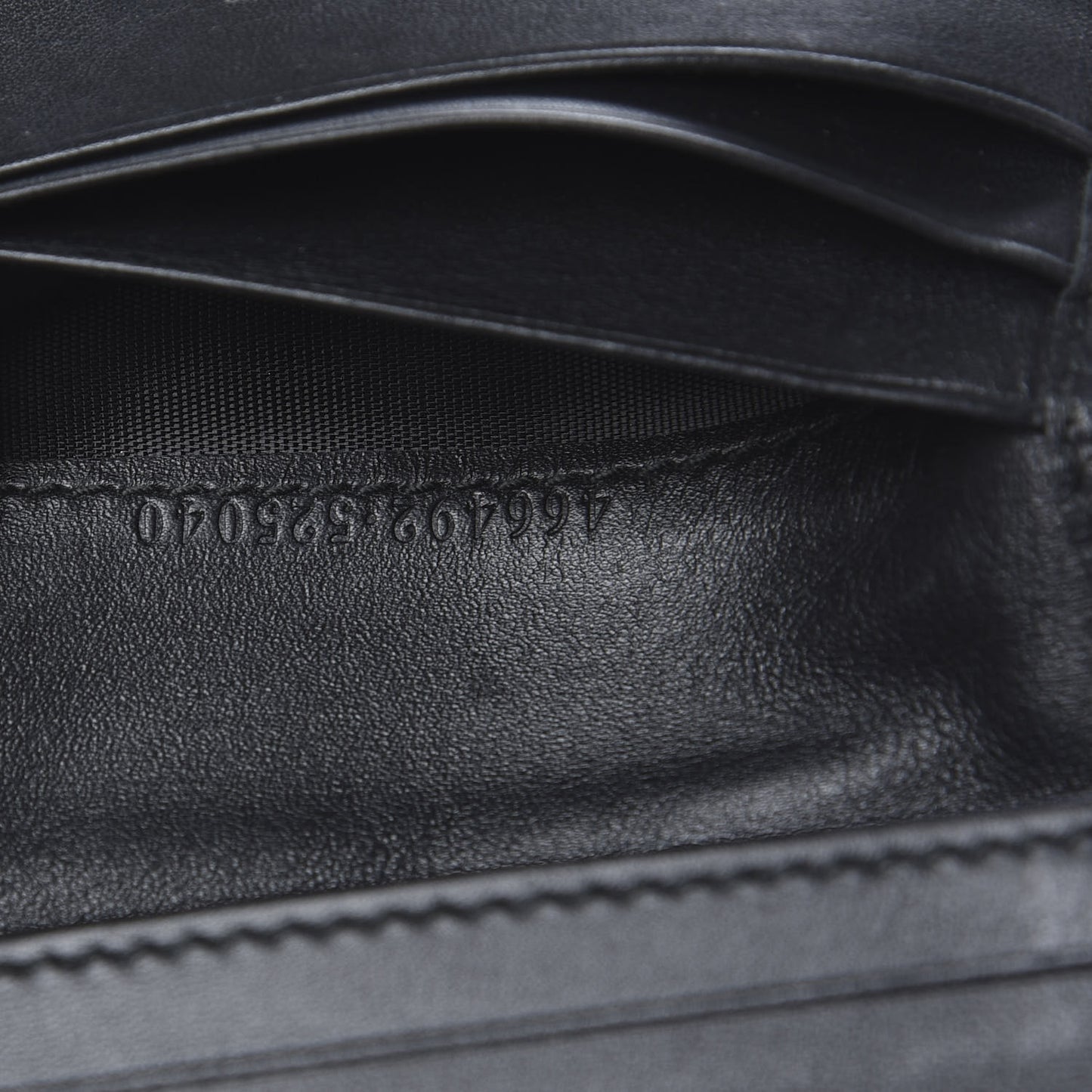 Calfskin Matelasse GG Marmont Card Case Wallet Black