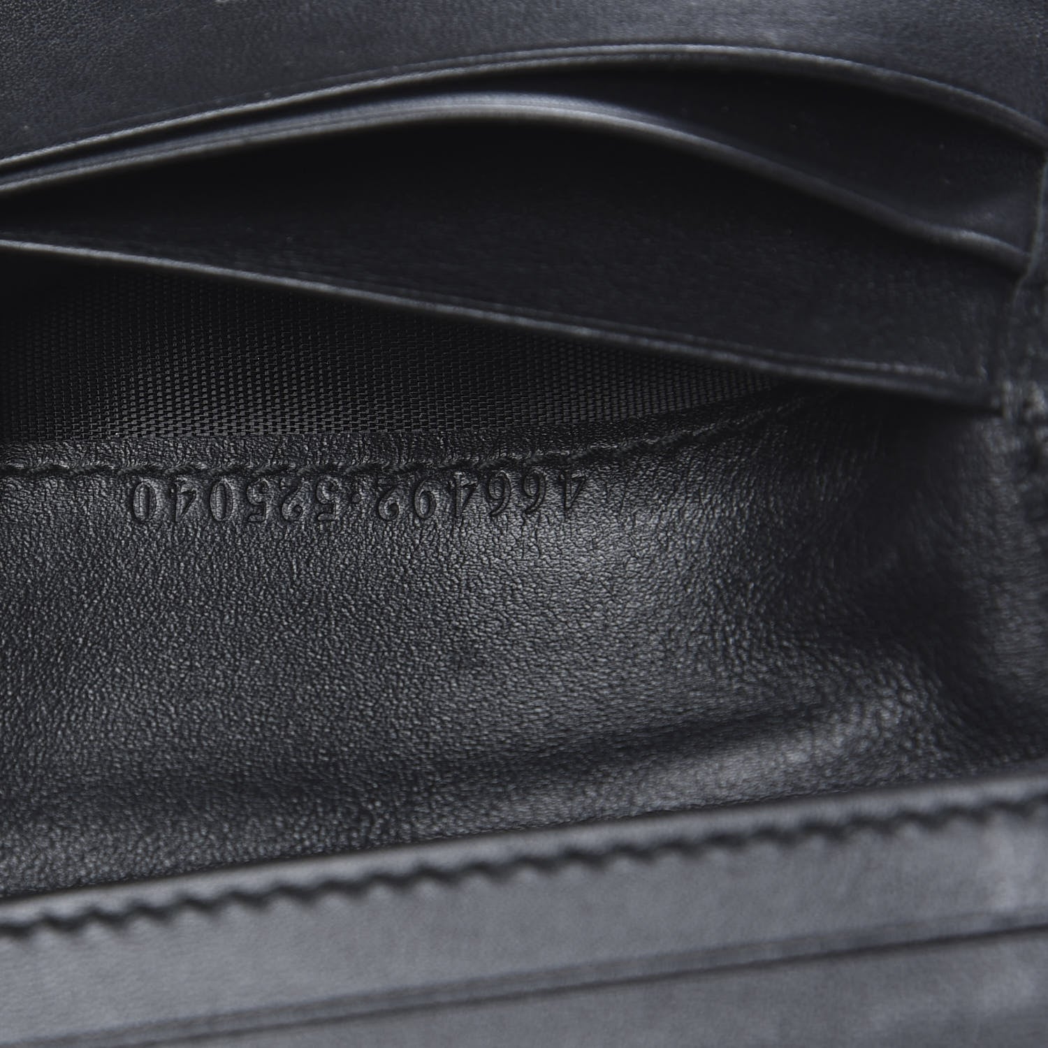 Gucci Calfskin Matelasse GG Marmont Card Case Wallet Black 7 of 13
