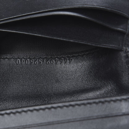 Gucci Calfskin Matelasse GG Marmont Card Case Wallet Black 7 of 13