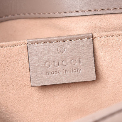 Gucci Calfskin Matelasse Studded Mini Pearly GG Marmont Shoulder Bag Porcelain Rose 6 of 10