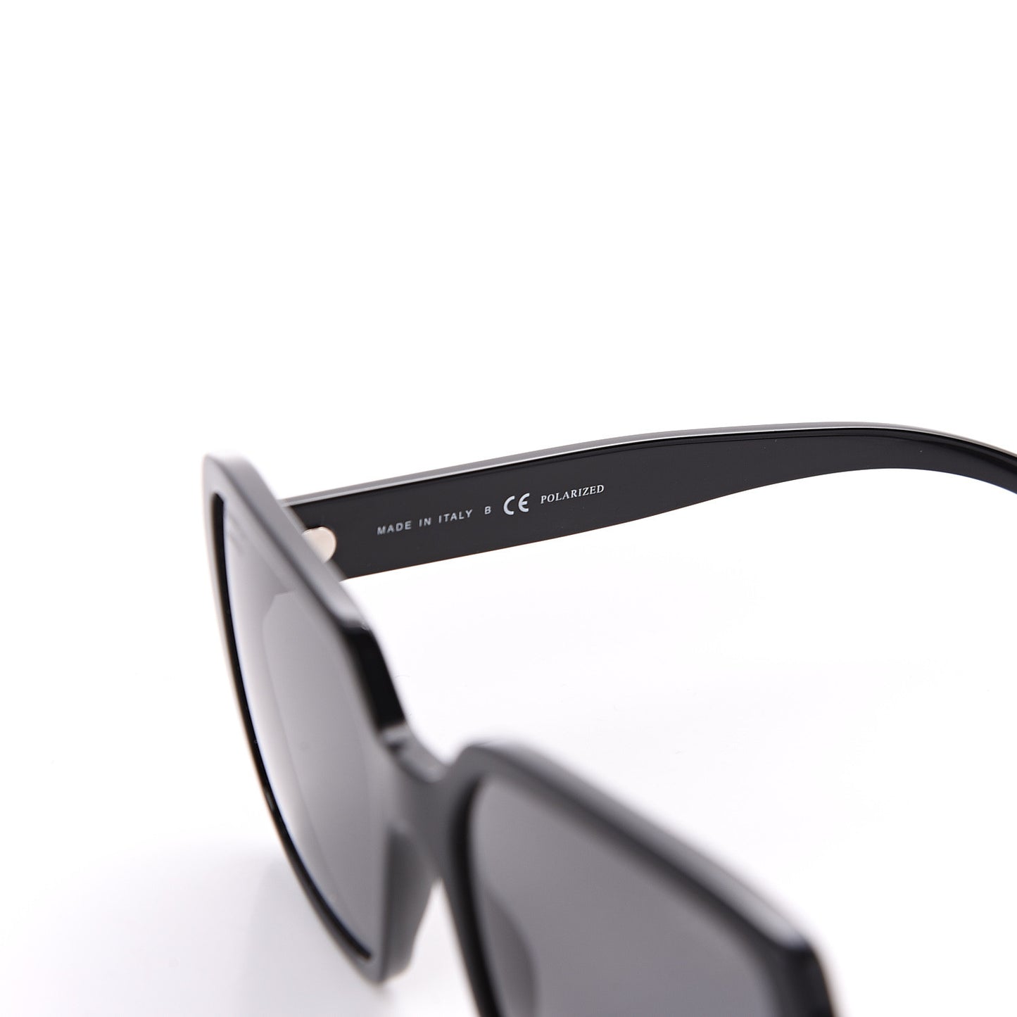 Acetate Polarized Square Sunglasses 5408 Black