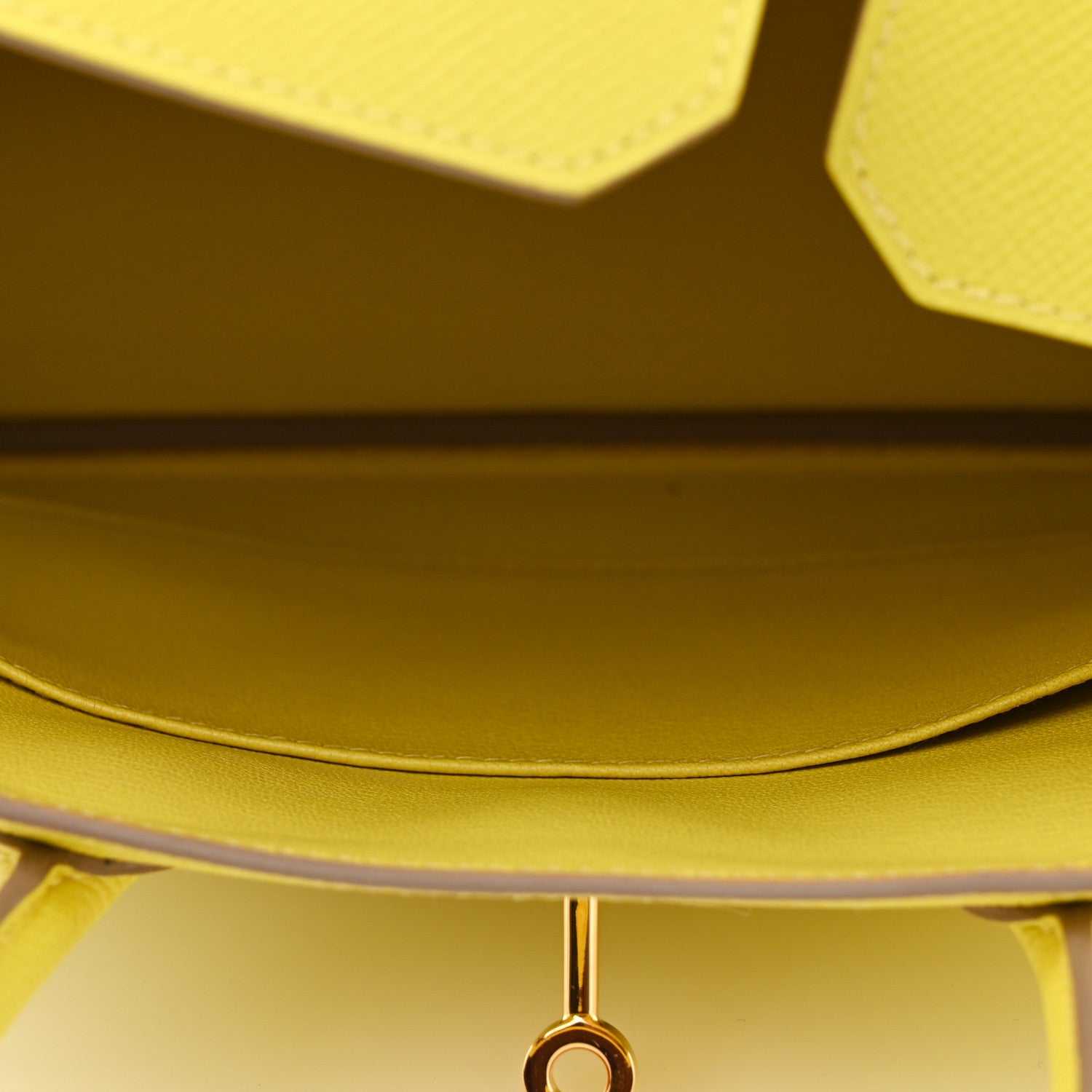 Hermes Epsom Birkin 30 Lime 8 of 14