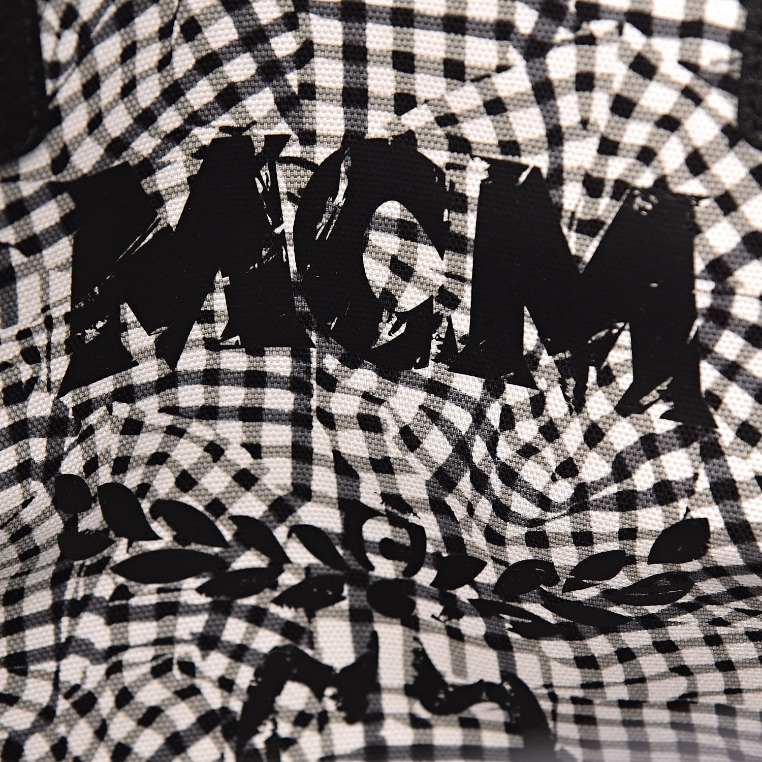 MCM Visetos Large Liz Reversible Shopper Tote Black 11 of 17