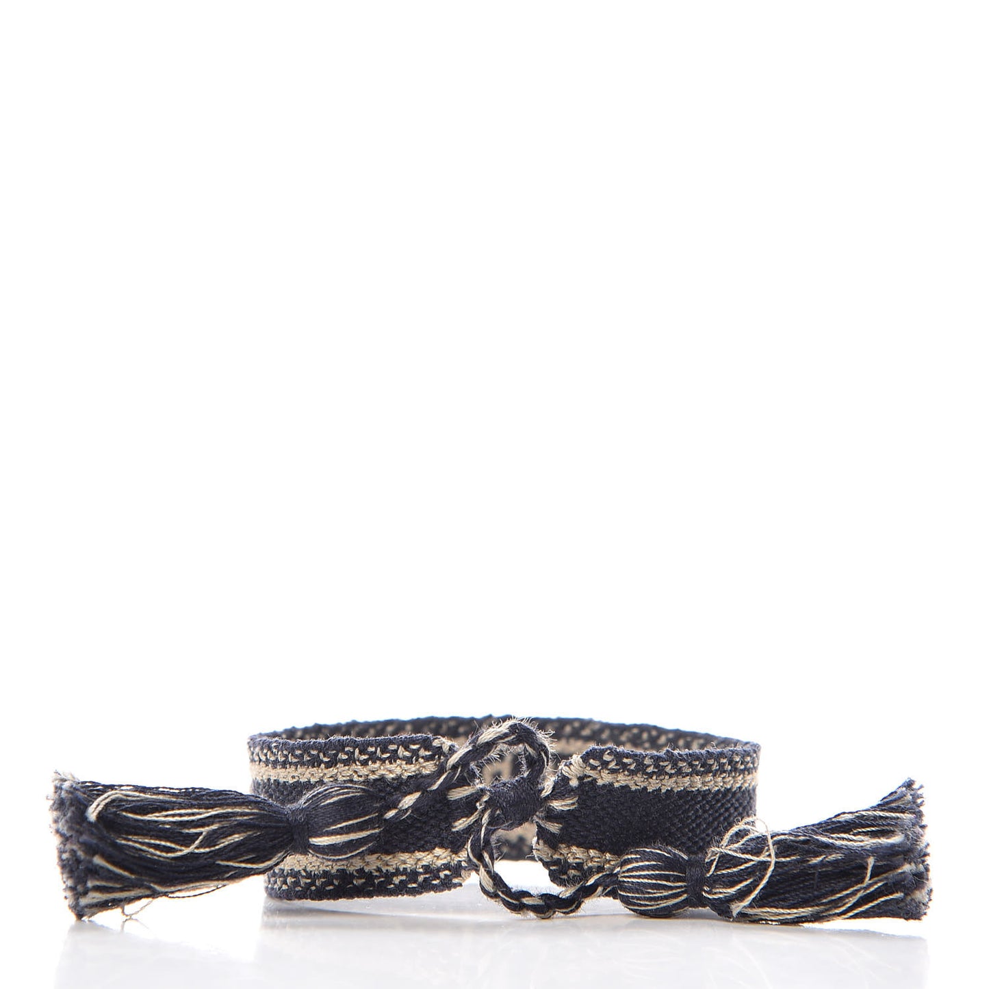 Woven Cotton J'Adior Friendship Bracelet Navy