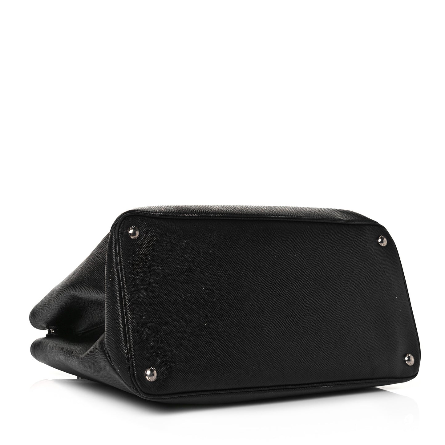 Saffiano Cuir Twin Tote Black