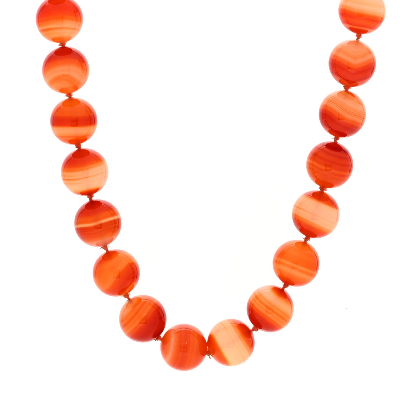 Sterling Silver Paloma Picasso Agate Bead Necklace