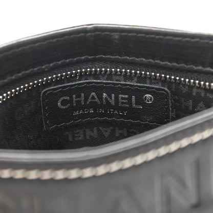 Chanel Lambskin Lax Pochette Black 6 of 12