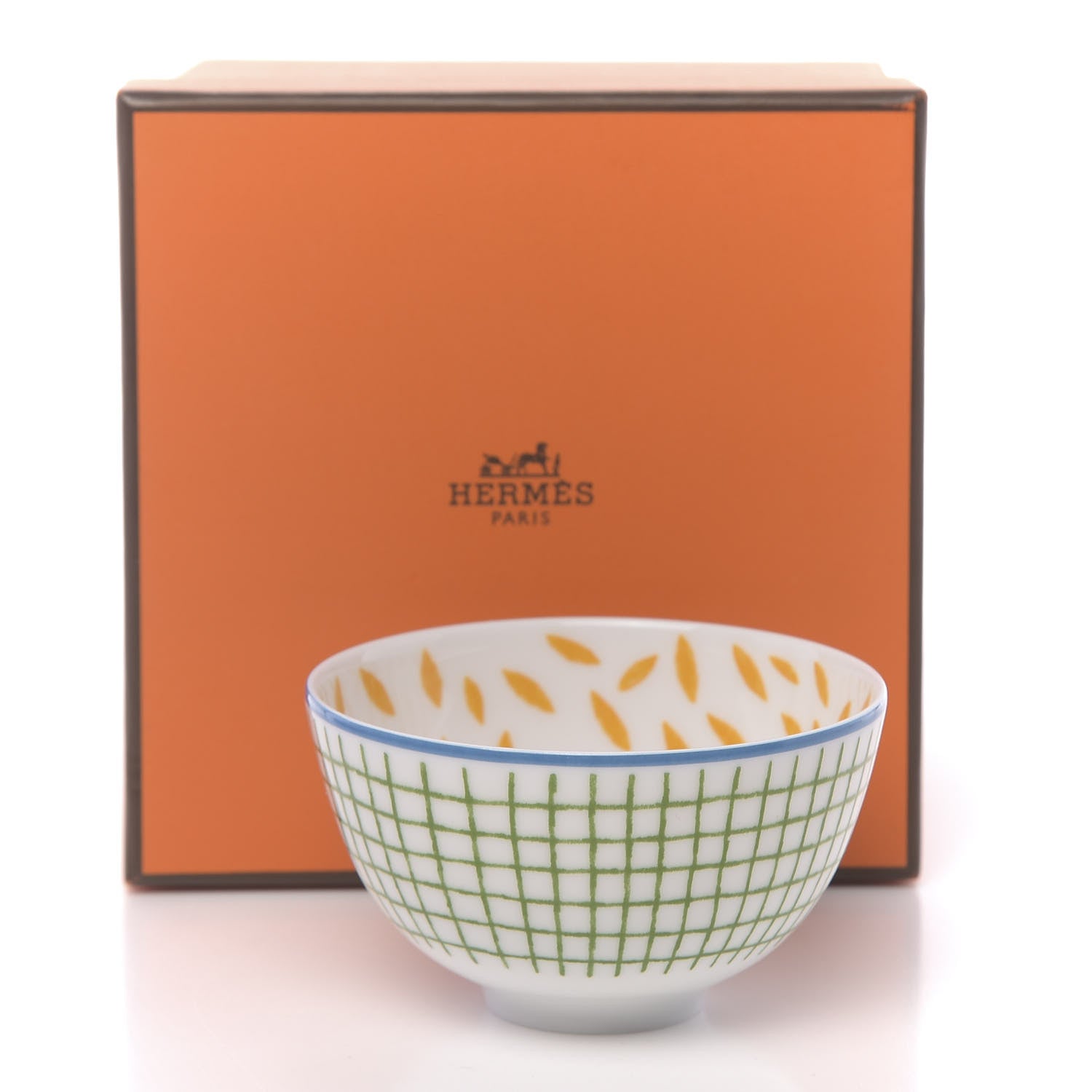 Hermes Porcelain A Walk In The Garden Bowl 8 of 8