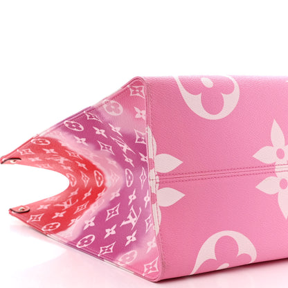 Louis Vuitton Monogram Escale Onthego GM Rouge 9 of 11