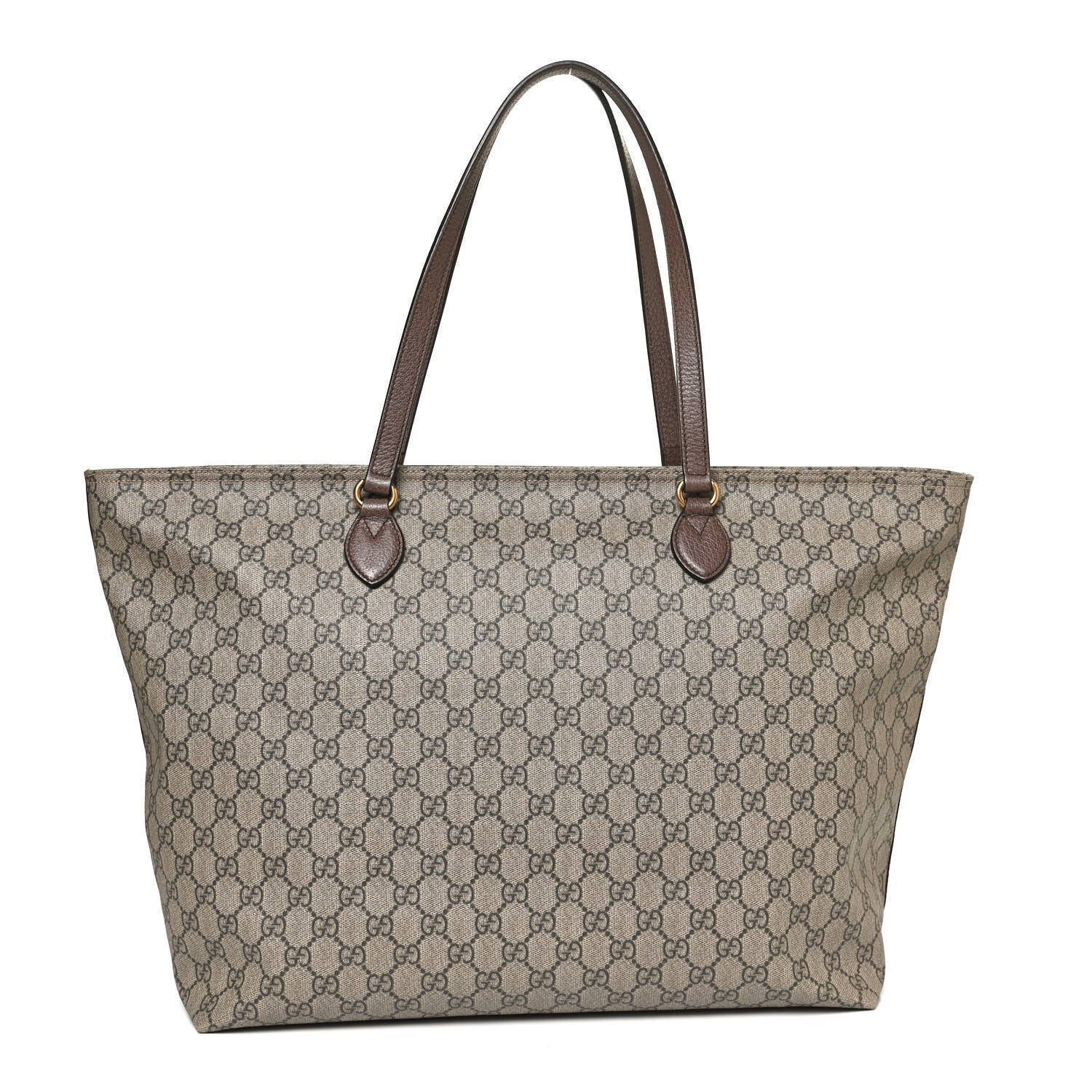 Gucci GG Supreme Monogram Medium Ophidia Shopping Tote Ebony 1 of 11