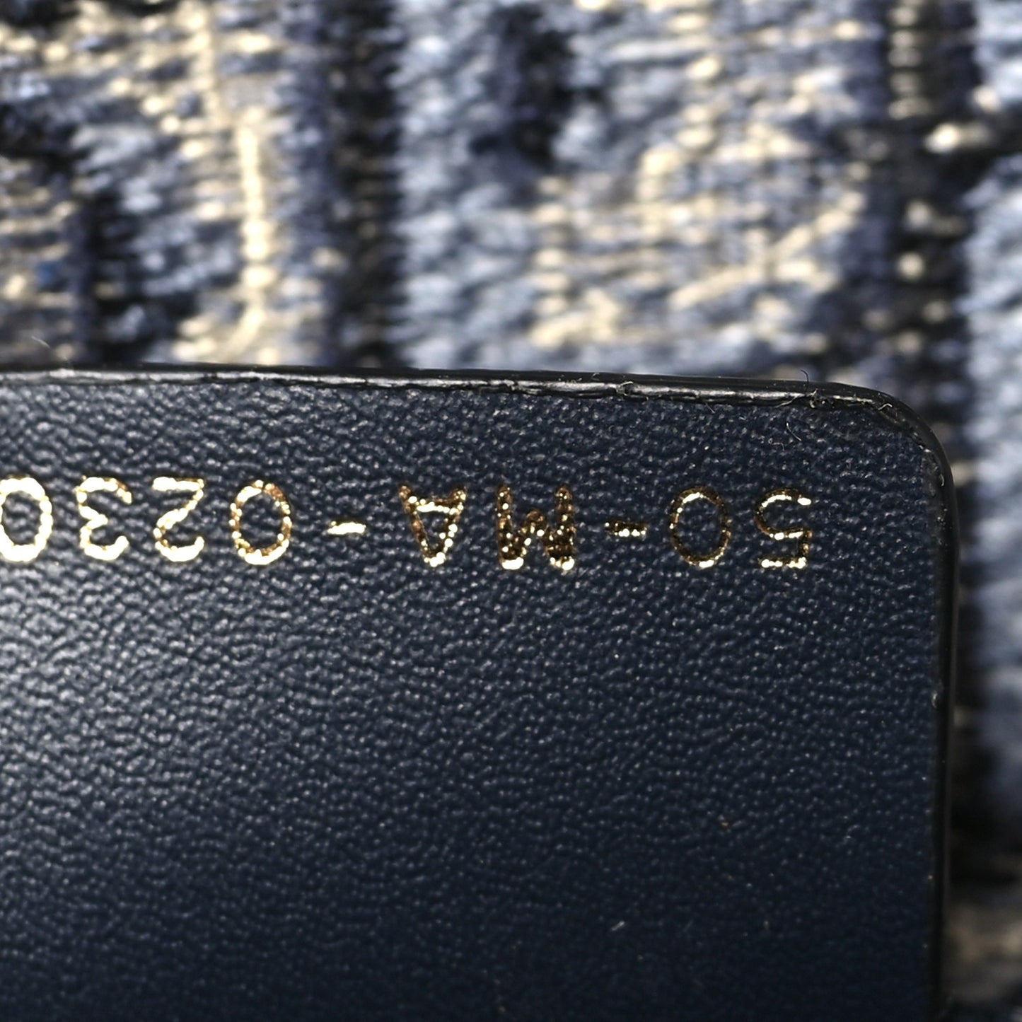 Oblique Slim Saddle Pouch Blue
