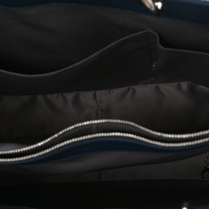 Chanel Caviar Quilted XL Grand Shopping Tote GST Dark Blue 5 of 10