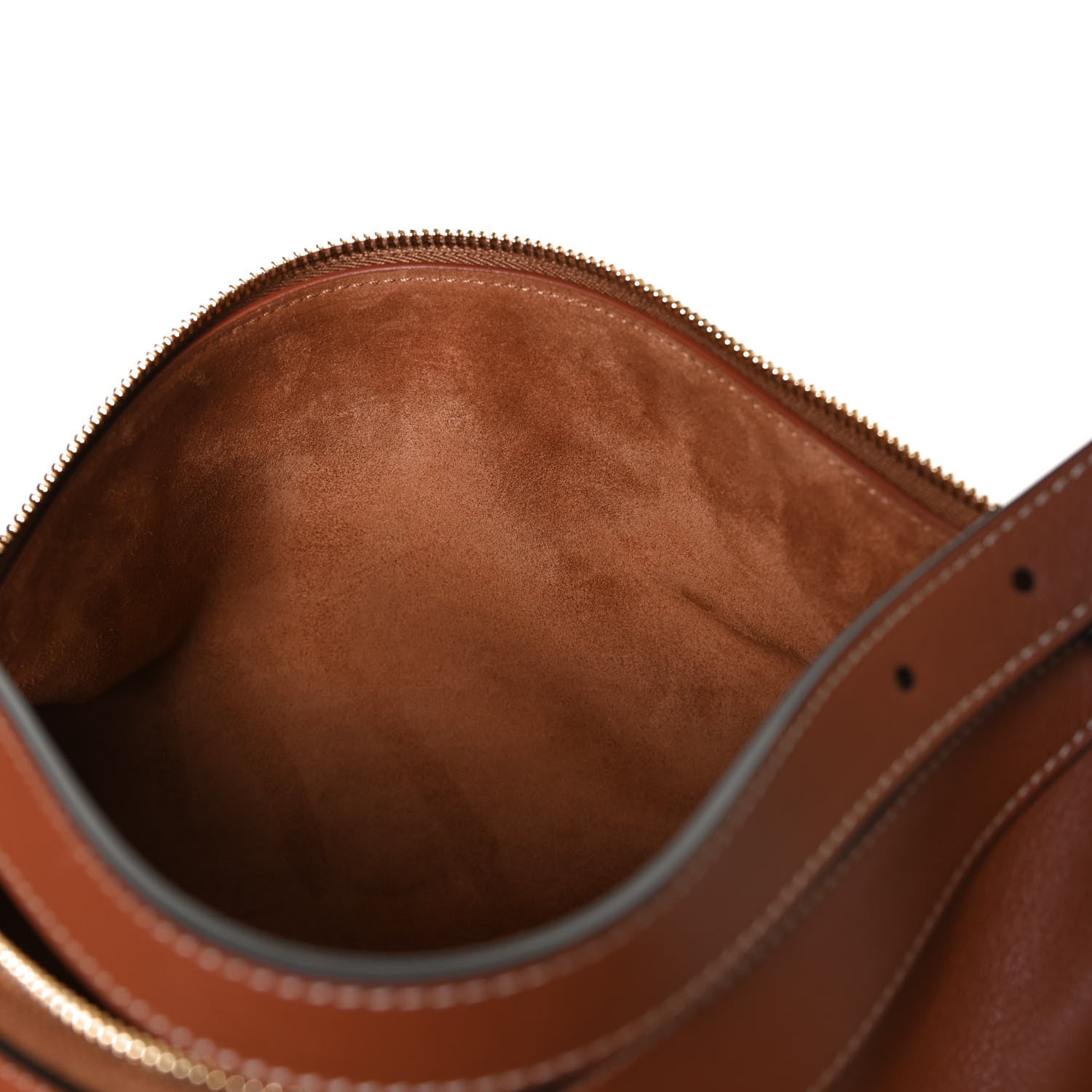 Celine Supple Calfskin Medium Romy Shoulder Bag Tan 14 of 15