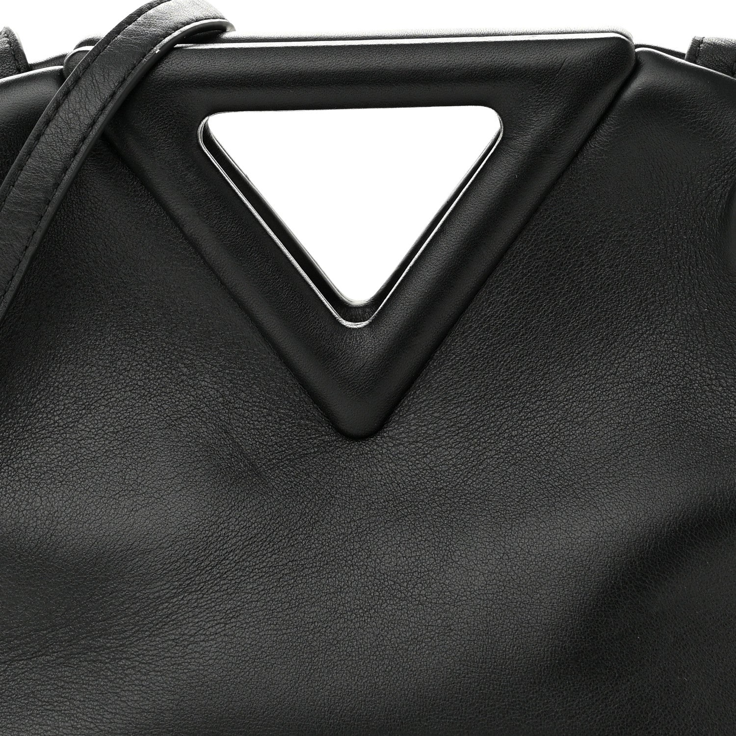 Bottega Veneta Calfskin Small The Point Triangle Bag Black 7 of 9