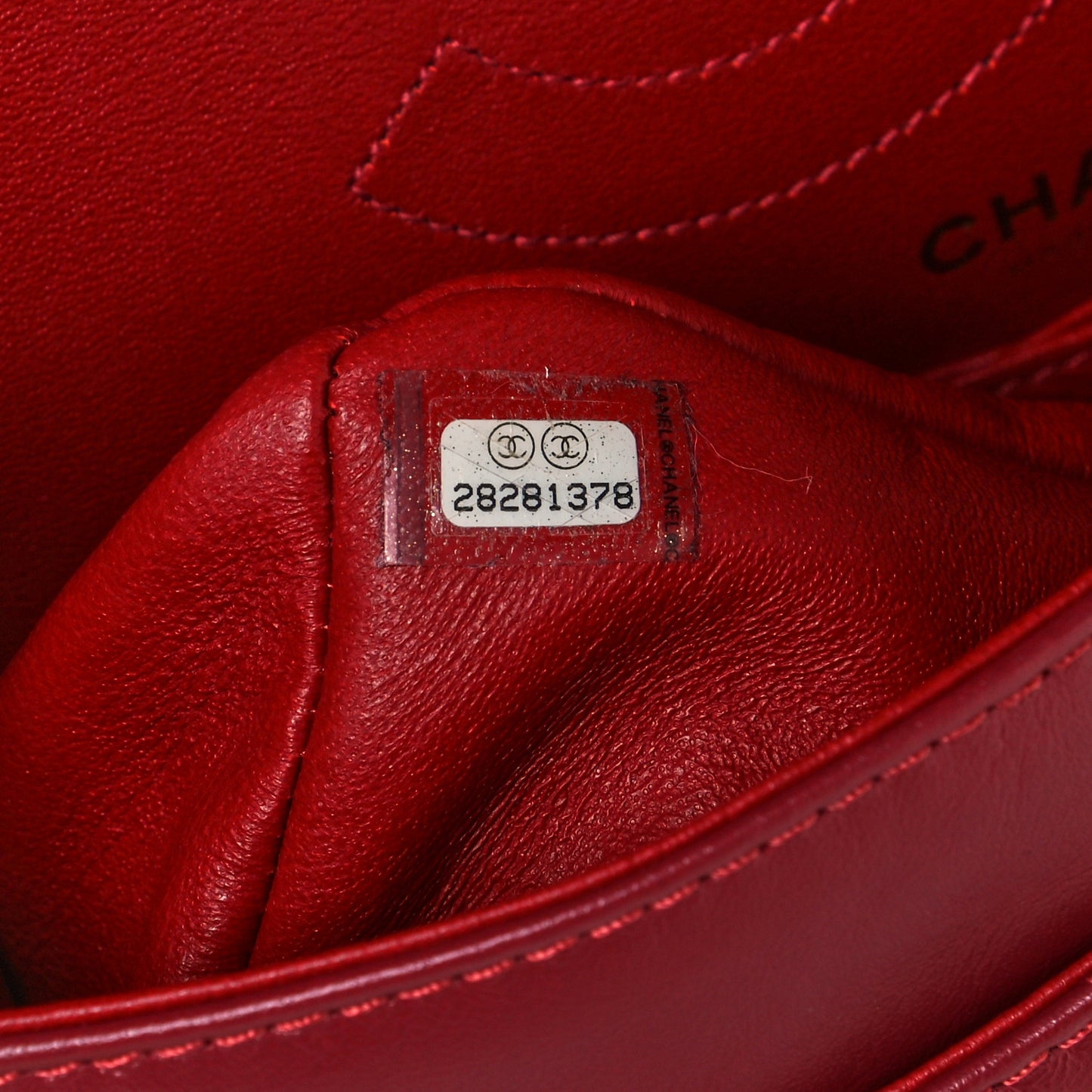 Aged Calfskin Quilted 2.55 Reissue 225 Flap Red