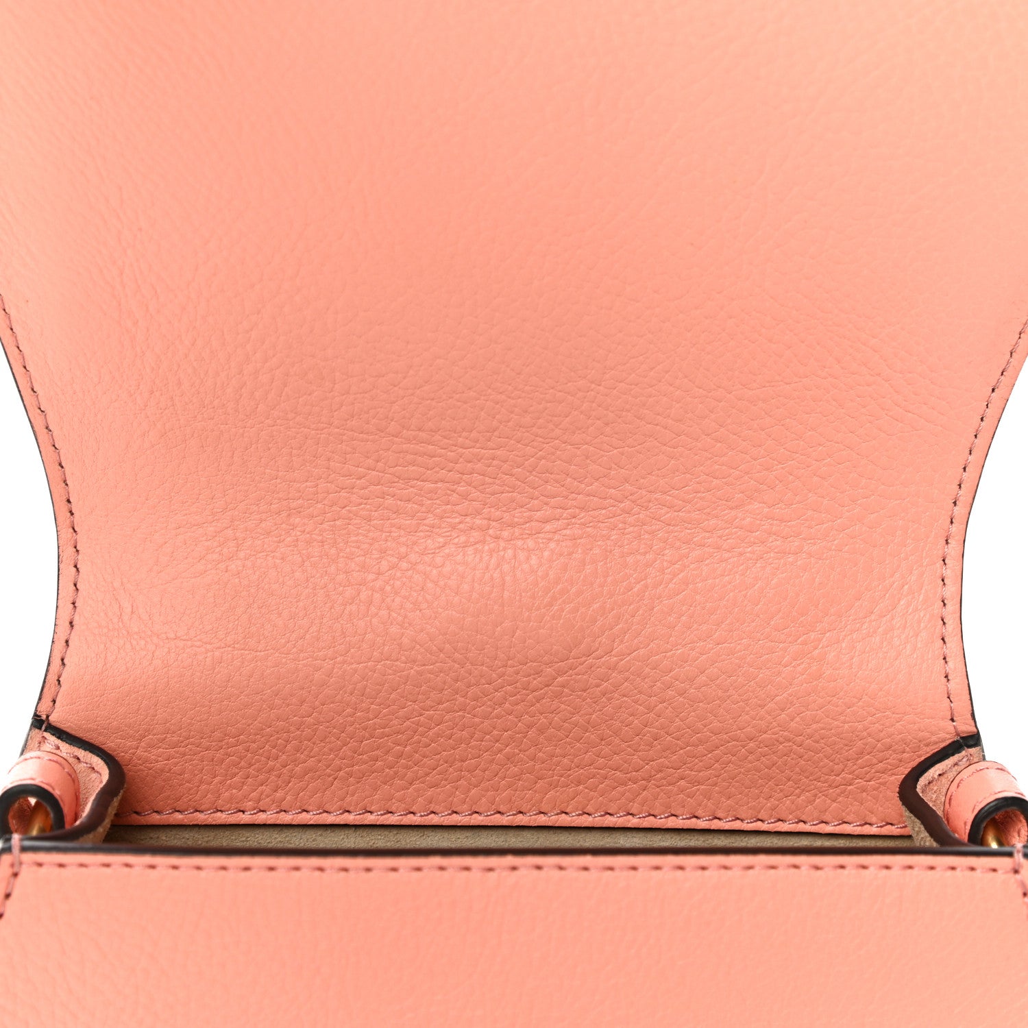 Chloe Calfskin Suede Small Nile Bracelet Bag Ideal Blush 12 of 13