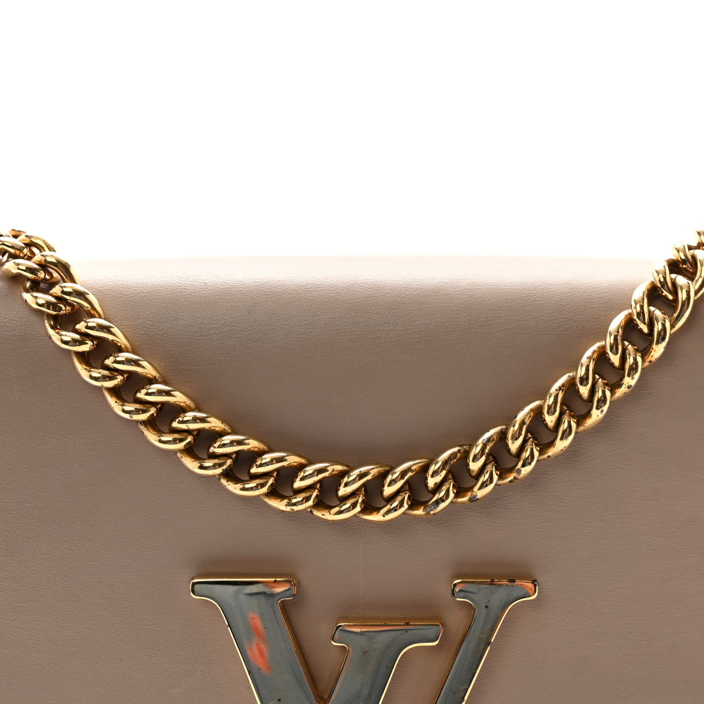 Calfskin Chain Louise MM Gris