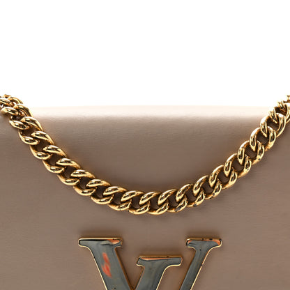 Louis Vuitton Calfskin Chain Louise MM Gris 7 of 9