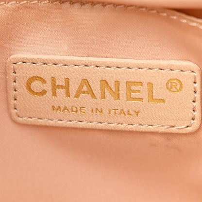 Chanel Vinyl Rock In Moscow Pouch With Chain Ivory 6 of 13