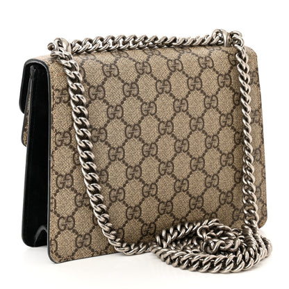 Gucci GG Supreme Monogram Mini Dionysus Shoulder Bag Black 3 of 11