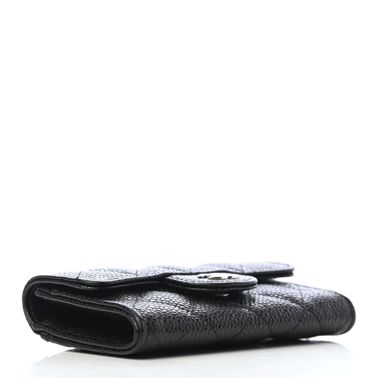 Chanel Caviar Quilted Flap Card Holder Black 4 of 9
