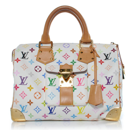 Louis Vuitton Monogram Multicolor Speedy 30 White 1 of 7